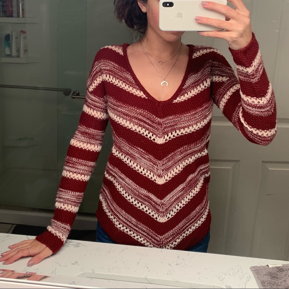 Red Striped Sweater